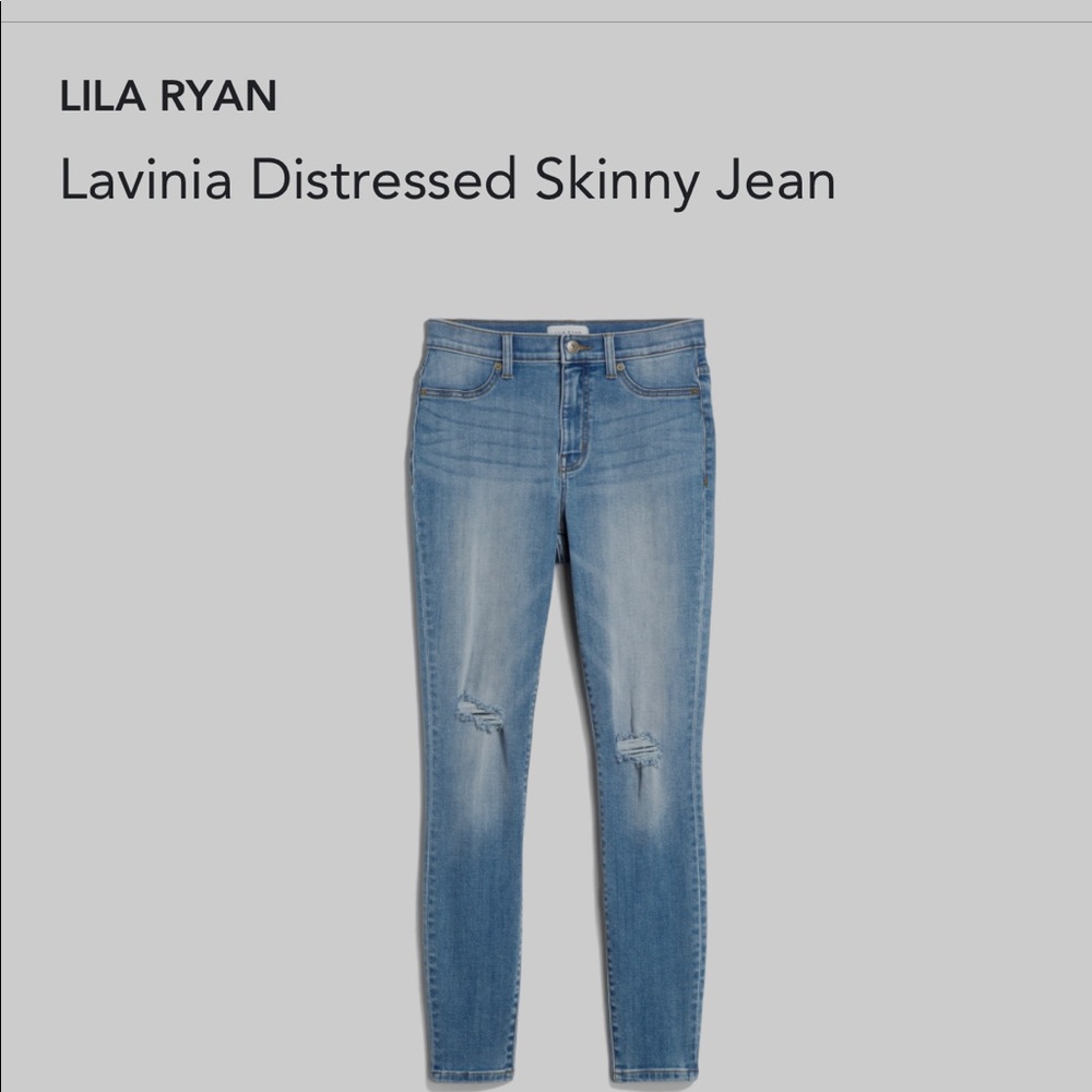 Stitch fix Lila Ryan Lavinia distressed jean 31/12